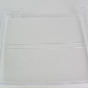 Housse anti-poussière marron transparente pour tourne-disque, 295x255x45mm, matériau PP, accessoire audio anti-poussière - Product Image 1