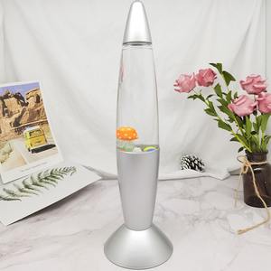 Lámpara de lava RGB Tornado, decoración LED de paisaje, ambiente creativo, cambio automático de color, enchufe USB, fuente de alimentación 3*AA - Product Image 2