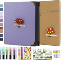 Classeur vertical A4 à trois trous, album photo personnalisé transfrontalier, boîte cadeau commémorative faite main DIY, classeur à feuilles mobiles pour la maison