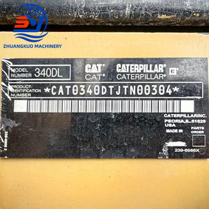 Japanese Imported High Quality Used CAT340DL Crawler Excavator 2024 Model 38.1 Ton Operating <b>Weight</b> 209kW Engine for Sale - Product Image 3