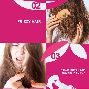 Après-shampooing nourrissant intense sans rinçage Traitement capillaire <span class=keywords><strong>fortifiant</strong></span> Spray réduit la casse Lisse les pointes fourchues Cibles Y <span class=keywords><strong>Cheveux</strong></span> - Product Image 4