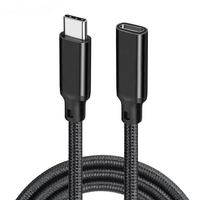 Meistverkauftes USB3.2 USB-C Verlängerungskabel 1m 2m 3m 5m Anpassbare Länge 100W 20Gbps 4K 60HZ