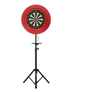 18 इंच dartboard पु Dartboard चारों ओर के साथ प्रकाश का नेतृत्व किया