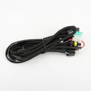 DMEX 35W 55W H4-3 HID Wire Harness H4 Hi Low Projector Lens Controller Relay harness for 2.5 3.0 inch HID Projector lens