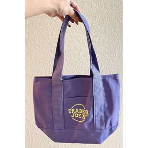 Sac de courses en toile épaisse personnalisé avec logo imprimé, sac de courses réutilisable en coton, grand format, en vrac - Product Image 4