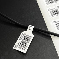 Étiquettes autocollantes personnalisées pour câbles, étiquettes de câbles imperméables avec code-barres, étiquettes d'instructions pour appareils électriques