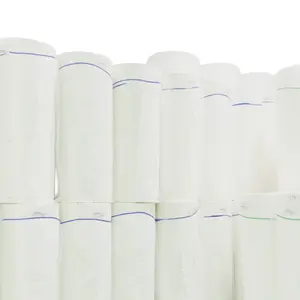 Kain penyerap pembersih nonwoven microfiber putih kain katun organik kain non-tenun
