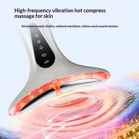 Nouvel appareil de beauté pour le cou à usage domestique, rajeunissement cutané par photons, 3 réglages de chaleur, 3 modes de massage pour le lifting, le raffermissement et la réduction des rides