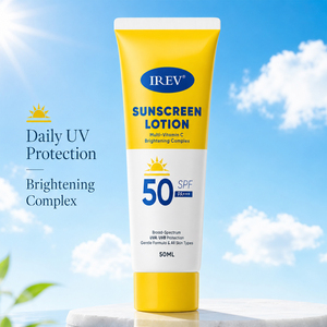 Private Label IREV <b>Sunscreen</b> Lotion SPF50+ Multivitamin C High Magnification Broad Spectrum Protection 50ml Facial <b>Sunscreen</b> - Product Image 3