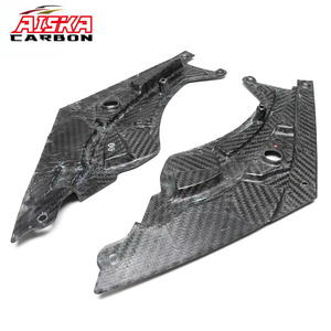 Cubierta de Repuesto para Faro Delantero del Compartimento del Motor AISKA, Soporte de Fibra de Carbono Real, Placa de Revestimiento para Capó para BMW M4 G82 G83 M3 G80 G81 - Product Image 4