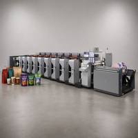 Machine flexographique intelligente à manchon télescopique avec inspection visuelle en ligne pour l'emballage alimentaire destiné à l'exportation vers l'Europe et l'Amérique
