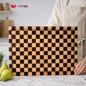 <span class=keywords><strong>Planche</strong></span> à découper extra-large personnalisable de luxe en bois d'acacia, <span class=keywords><strong>planche</strong></span> à découper pour charcuterie, bloc de boucher - Product Image 5