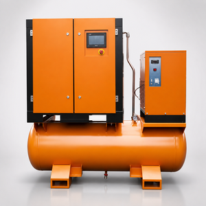 Máquinas de compresores de aire de pistón portátiles con motor diésel portátil eléctrico Industrial de alta calidad - Product Image 1