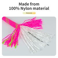 Corde d'escalade de sauvetage en plein air, prix d'usine personnalisé, corde de sécurité rose, corde statique en nylon de 10,5 mm