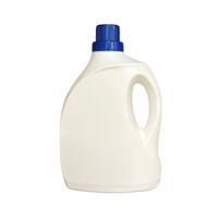 Vente flash : Ensemble de bouteilles de détergent à lessive liquide rose en plastique recyclable de 3 L et 4,4 L