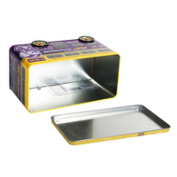Boîte en fer blanc personnalisée OEM ODM imprimée, en forme de bus à deux étages, de qualité alimentaire, pour bonbons et biscuits, idéale comme cadeau promotionnel