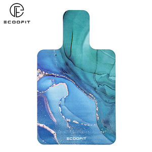 超薄可折叠超细纤维麂皮绿色Marbl OEM/ODM定制印花练习防滑盖普拉提粘性重整塔垫 - Product Image 5