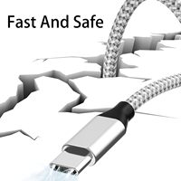 NUEVA Llegada Venta Caliente Nylon Trenzado Carga Rápida 3 A Usb a Tipo C Cable de Carga de Datos para Teléfono Móvil para iPhone 16 17
