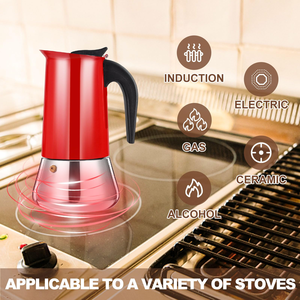 Cafetière Moka en acier inoxydable de haute qualité - Product Image 5
