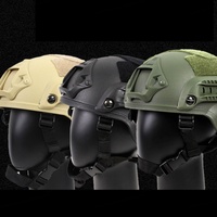 Casque tactique léger en fibre de verre Mich 2000 pour enfants, résistant à l'eau, de luxe, avec 16-20 aérations pour les sports de montagne