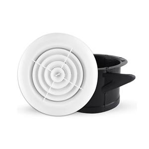 Diffuseur de ventilation pour système HVAC, buse de diffuseur de grille <span class=keywords><strong>d</strong></span>'<span class=keywords><strong>air</strong></span> ronde montée au <span class=keywords><strong>plafond</strong></span> - Product Image 1