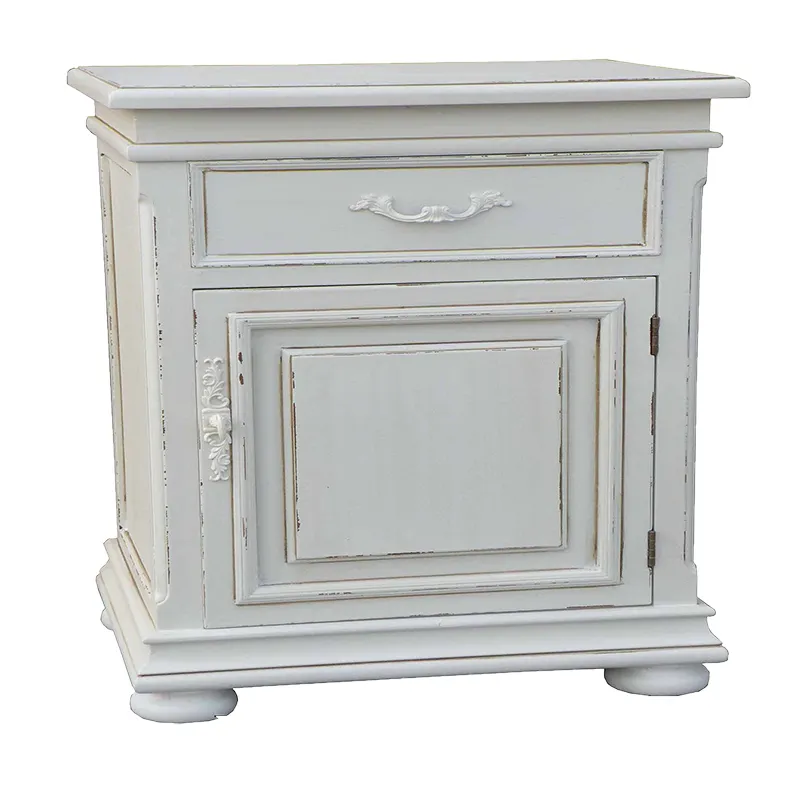 Nightstand Shabby Chic Night Wardrobe White Bedside Table Night Console side table bedroom bedside