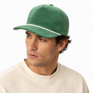 Gorra de Béisbol de 5 Paneles con Cierre a Presión, Personalizable con Logotipo Bordado en 3D, Gorra Deportiva Estructurada de Lujo con Rayas para Hombre y Mujer - Product Image 2