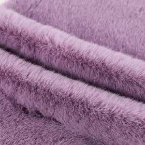 165Cm * 500G/M 300gsm <span class=keywords><strong>6Mm</strong></span> Nhà Dệt Thỏ Giả Sang Trọng Siêu Nhẹ Nhàng May Mặc Thảm Lông Thú Vải - Product Image 4