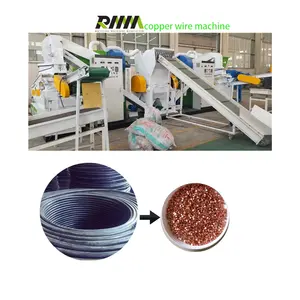 Copper And Plastic Separator Scrap Copper Cable Recycling Machine Small Copper Cable Granolator Makers