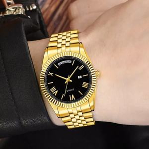 Relojes de Cuarzo de Lujo Besseron Golden, Relojes de Pulsera con Brazalete de Oro, Relojes de Pulsera Creativos de Acero Inoxidable - Product Image 2