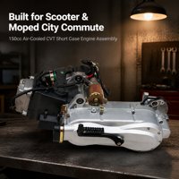 Vente en gros - Moteur de scooter/motocyclette monocylindre 150cc GY6 CVT automatique refroidi par air à carter court