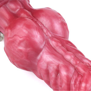 Faak Reuzenknoop Dog Dildo Siliconen Kunstmatige Wolf Penis Met Sucker Oversized Pik Anale Plug Meerkleurige Seksspeeltjes Voor Dames Heren - Product Image 5