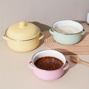Senny, talleres y fábricas, venta de productos al por mayor, ollas de Horno Holandés esmaltadas, <span class=keywords><strong>olla</strong></span> de esmalte de porcelana blanca - Product Image 5