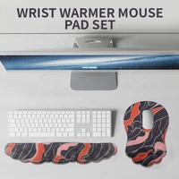 PORON marbre Style nouvelle étoile anti-dérapant Base clavier tapis de bureau ensemble tapis de souris de jeu repose-poignet personnalisé PORON tapis de souris pour le bureau