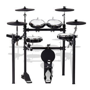 Usine d'instruments de musique, prix de gros, 5 tambours, 4 cymbales, batterie électronique professionnelle - Product Image 1