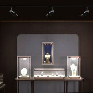 Kích thước nhỏ 10W 15W 20W 30W LED <span class=keywords><strong>gobo</strong></span> chiếu sáng shapeable Logo cửa theo dõi bề mặt gắn 2 inch lõm cài đặt nhôm - Product Image 5