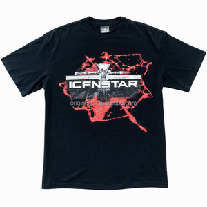 T-shirt homme personnalisé OEM vintage 100% coton, imprimé, manches courtes, col rond, style streetwear décontracté, été, coupe ample - Product Image 2