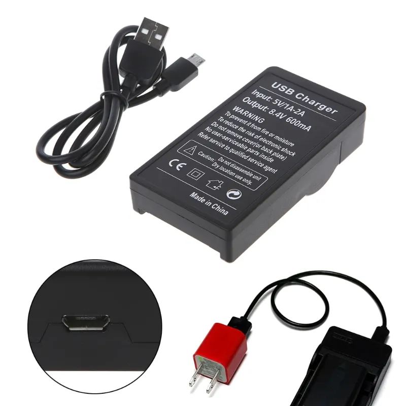 Charger Baterai untuk Canon LP-E8 EOS 550D 600D 700D Ciuman X6i X7i Pemberontak T3i T4i