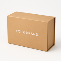 Boîte-cadeau pliante écologique de luxe pour vêtements et tissus | Emballage en carton rigide