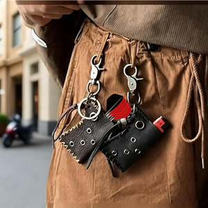 Étui à fléchettes en cuir pour l'extérieur, porte-clés, <span class=keywords><strong>support</strong></span> <span class=keywords><strong>de</strong></span> rangement pour fléchettes à pointe souple, sac <span class=keywords><strong>de</strong></span> transport compact et léger - Product Image 4