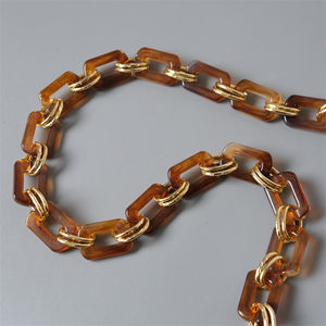 <span class=keywords><strong>Tracolla</strong></span> per borsa in resina corta da 45 cm, <span class=keywords><strong>tracolla</strong></span> di ricambio per borsa a catena in acrilico spesso da 85 cm e 120 cm - Product Image 2