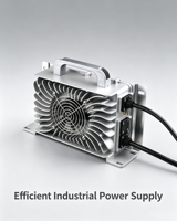 Chargeur de moto électrique LNLEE 84V 20A, chargeur de batterie haute puissance pour scooter électrique 72V 60Ah avec technologie de contrôle PFC active