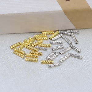 Pulsera de Cuentas de Plata S925 Hecha a Mano, Estilo Barroco, Cuentas de Plata de 6 mm, Tubo Recto Diagonal Trenzado, Suministros para Abalorios Pequeños - Product Image 2