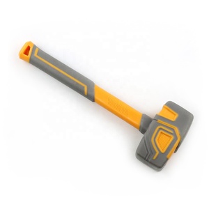 Martillo Elástico Cuadrado con Mango de Fibra de Vidrio Suave de una Pieza, Martillo de Goma Ecológico para Instalación de Baldosas Cerámicas en Pisos - Product Image 4