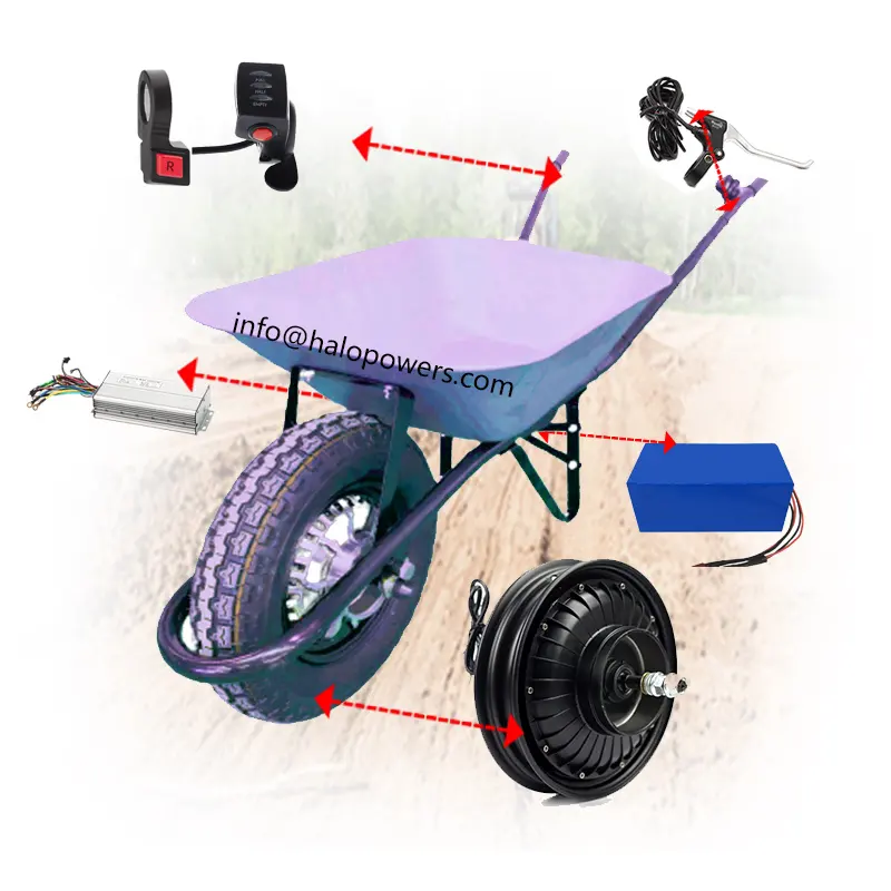 electric wheelbarrow motor kit14 inch wheel hub motor 1000w carretilla electrica electric wheelbarrow motor kit