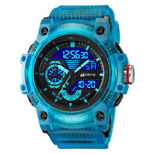 STRYVE 8029 Orologio Sportivo da Uomo, Orologio da Polso al Quarzo, Impermeabile 50M, Cronometro, Quadrante Grande, Orologio Digitale per Uomini - Product Image 5
