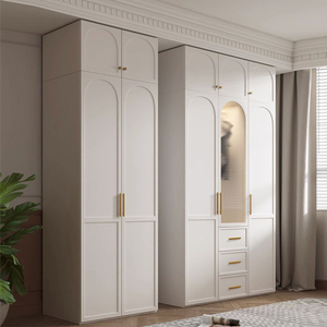 <span class=keywords><strong>Armario</strong></span> de Madera Moderno para Guardar Ropa, Fácil de Instalar, Personalizado, Resistente a la Humedad, Bajo en Formaldehído, para Vestidor o Apartamento - Product Image 3