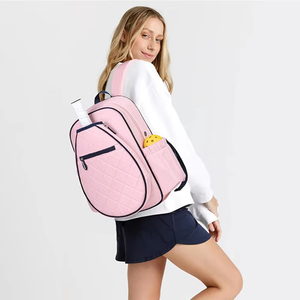 Bolsas de Raqueta de Pickleball de Lujo Personalizadas para <span class=keywords><strong>Mujer</strong></span>, Mochila Deportiva de Tenis y Pickleball con Compartimento para Zapatos - Product Image 3