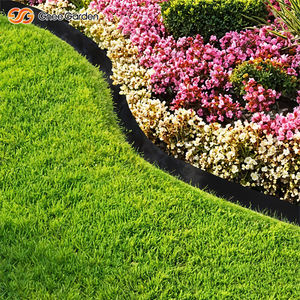 10 Inch Black Rectangle Stacked Bending Single Tooth <b>Garden</b> <b>Edging</b> 6 Pieces Sturdy <b>Metal</b> Border for Lawn and Landscape - Product Image 6