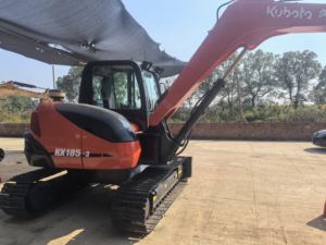 Miniexcavadoras Kubota KX185-3 Usadas 100% Originales |   Excavadora de cadenas de 8 toneladas de segunda mano con bomba hidráulica KYB y certificación CE - Product Image 4